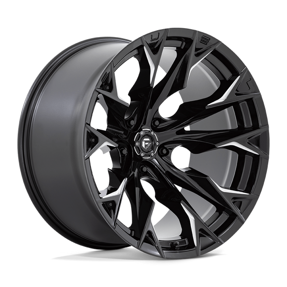 22x12 Fuel Off-Road D803 Flame Gloss Black Milled 5x127 ET-44 CB71.5 Wheel Rim