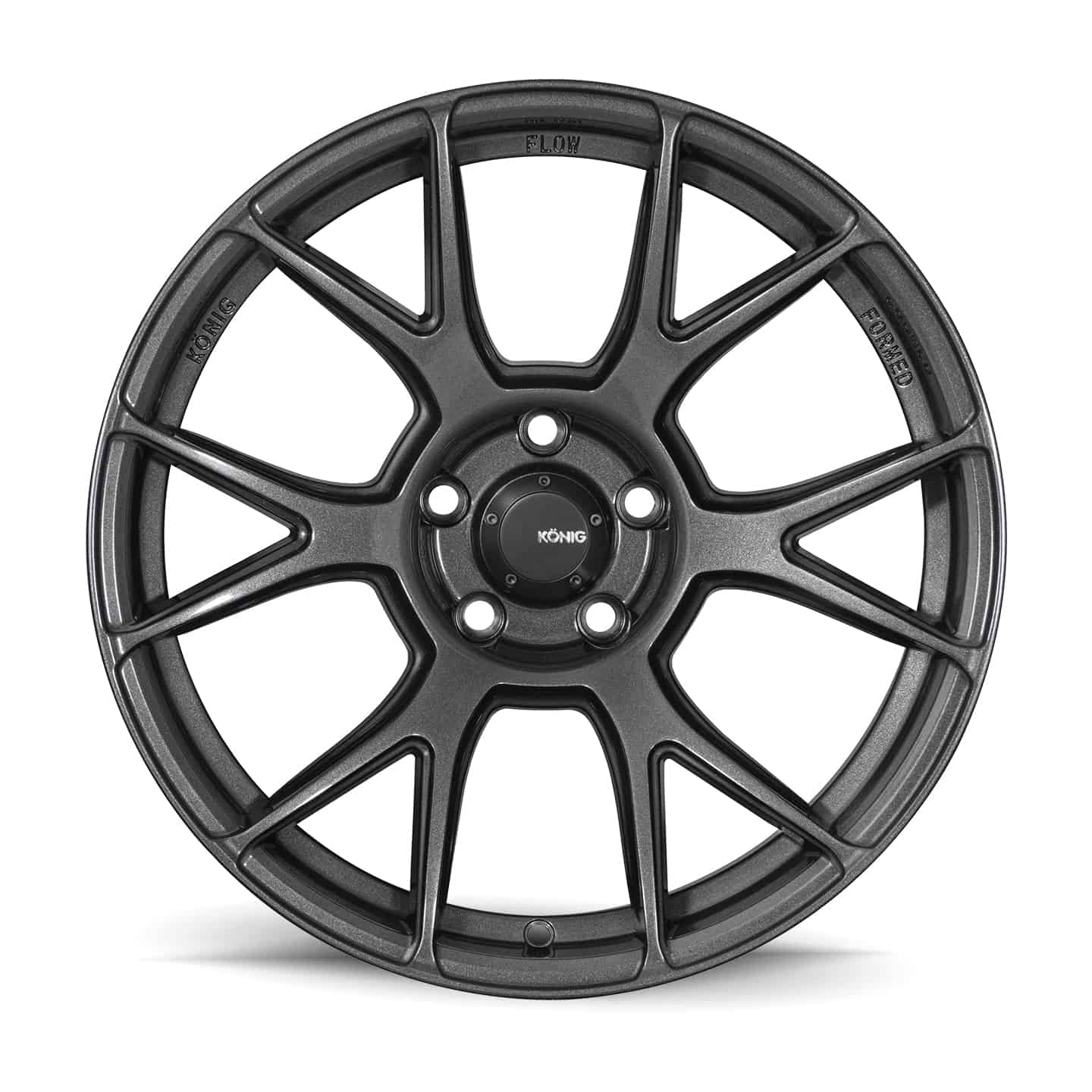 18x9.5 Konig Ampliform Dark Metallic Graphite 5x114.3 5x4.5 ET35 Wheel Rim