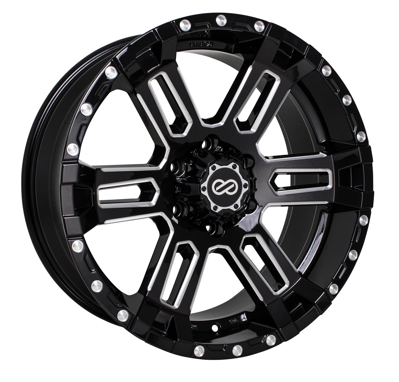 18X8.5 Enkei Commander Black Wheel/Rim 6x139.7 6-139.7 519-885-8330BKM