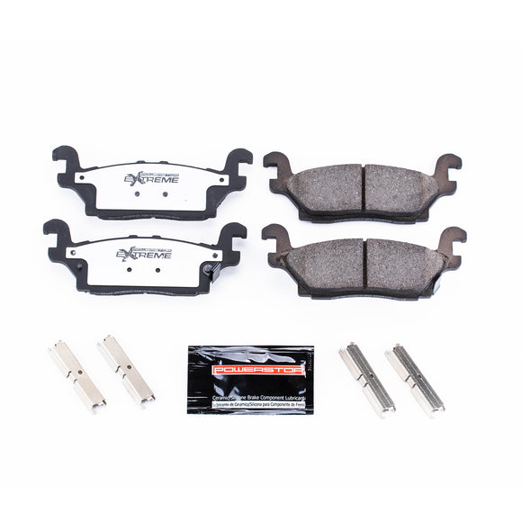 PowerStop Z36 Truck And Tow Carbon-Fiber Ceramic Brake Pads With Hardware