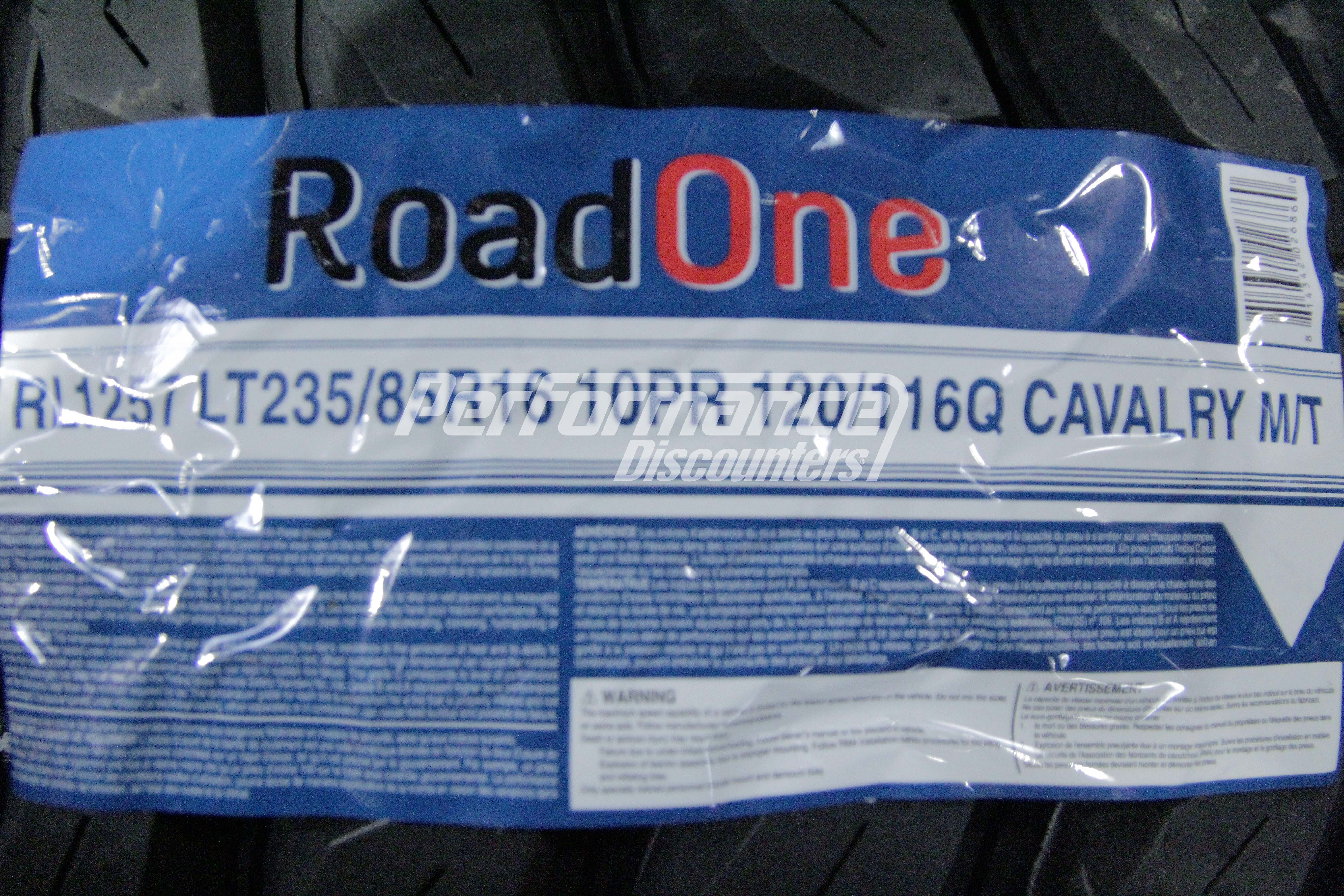 Roadone Cavalry M/T Mud Tire(s) 235/85R16 LRE BSW 120Q 2358516