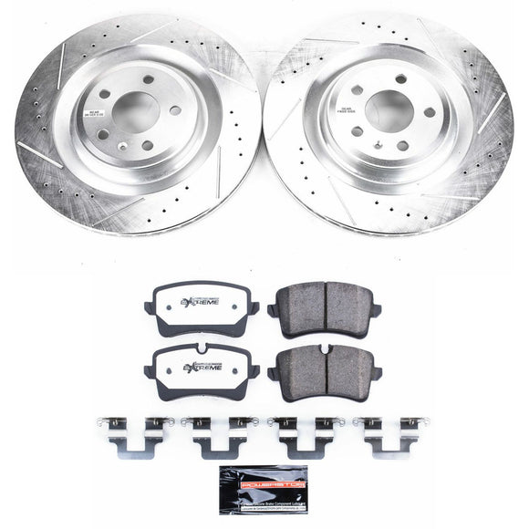 PowerStop Z26 Street Performance Ceramic Brake Pad and Drilled & Slotted Rotor K