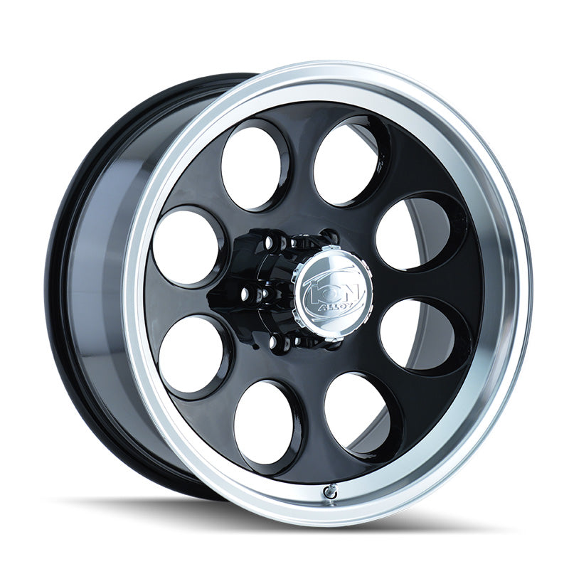 15x8 ION 171 Gloss Black Machined 5x127 5x5 ET-27 Wheel Rim