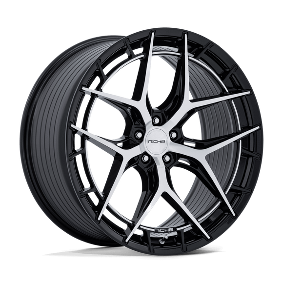 20x9 Niche NC286 Riviera Gloss Black Machined Face 5x112 ET45 Wheel