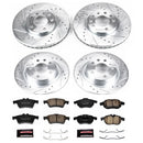 PowerStop Z23 Daily Driver Carbon-Fiber Ceramic Brake Pad and Drilled & Slotted