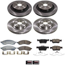OE Stock Replacement Low-Dust Ceramic Brake Pad and Rotor Kit