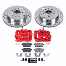 PowerStop Z23 Daily Driver Carbon-Fiber Ceramic Pads Drilled & Slotted Rotor & C