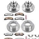 PowerStop Z36 Carbon-Fiber Ceramic Brake Pad with Drilled and Slotted Rotor Kit