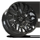 20x12 Vision 404 Brawl Gloss Black Milled Spoke Wheel 5x127 ET-51 CB78.1