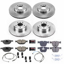 PowerStop OE Stock Replacement Low-Dust Ceramic Brake Pad and Rotor Kit