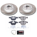 PowerStop Semi-Coated Rotor and Low-Dust Ceramic Brake Pad Kit
