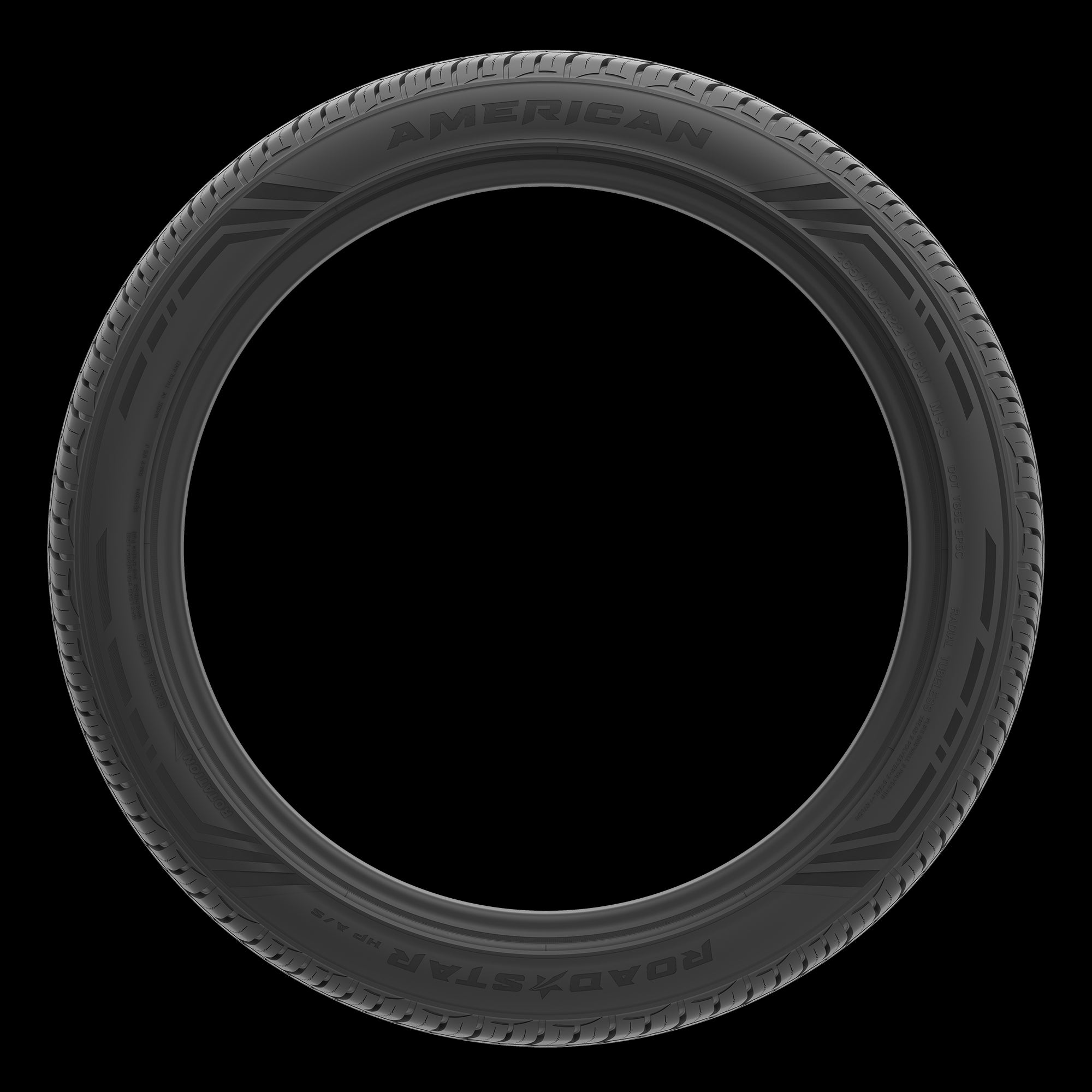 American Roadstar HP A/S Tire(s) 265/40R22 106W SL BSW 265 40 22 2654022