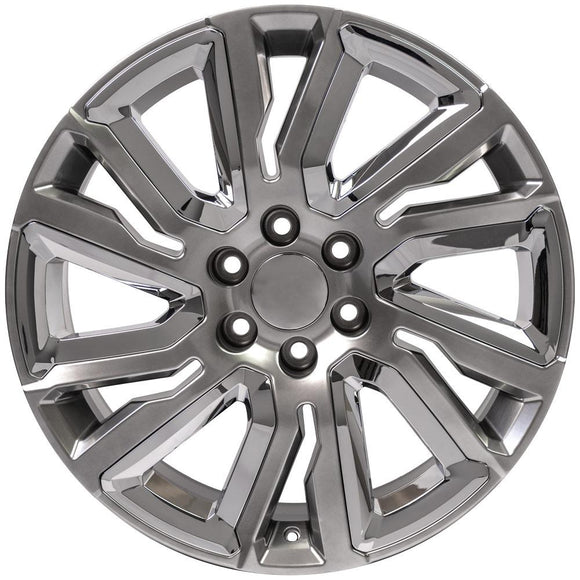 22" Replica Wheel CV39 Fits GMC Sierra Rim 22x9 Hyper Wheel