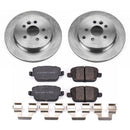 PowerStop OE Stock Replacement Low-Dust Ceramic Brake Pad and Rotor Kit