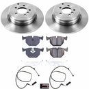 PowerStop OE Stock Replacement Low-Dust Ceramic Brake Pad and Rotor Kit