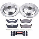 PowerStop Z23 Daily Driver Carbon-Fiber Ceramic Brake Pad and Drilled & Slotted