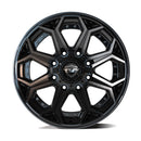 4Play Gen2 4P80R 20x9 Black Brushed Face Tinted Wheel 8x170 ET0 CB124.9
