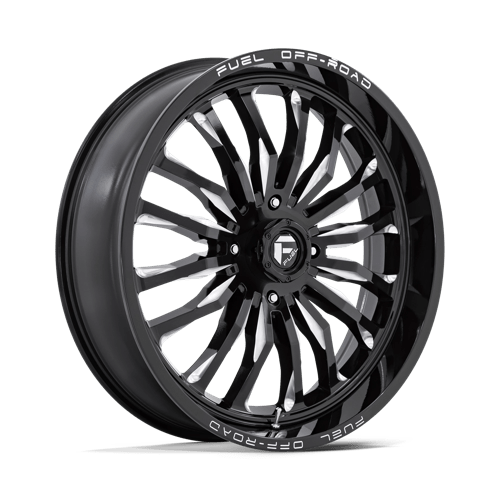 24x7 Fuel Off-Road D821 Arc UTV Gloss Black Milled 4x156 ET13 CB132 Wheel Rim
