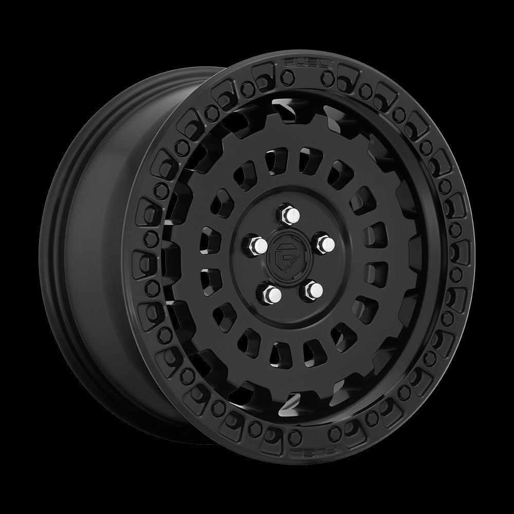 17X8 Fuel Zephyr Matte Black 5x100 D6331780C6+38