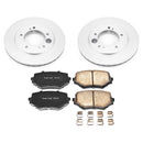 PowerStop Genuine Geomet Coated Rotor and Low-Dust Ceramic Brake Pad Kit