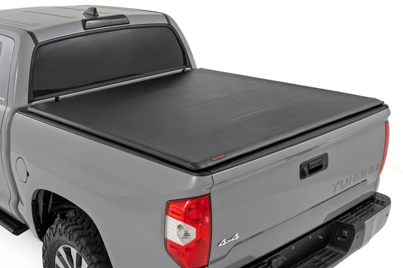 Rough Country Soft Roll Up Bed Cover 6'7 Bed For Toyota Tundra 07-21