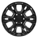 18" Replica CV65 fits Chevrolet Silverado 18 in. x 8.5 in. Gloss Black