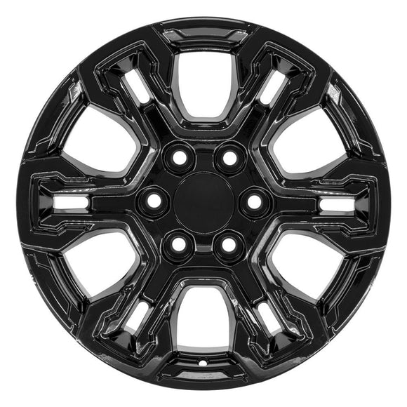 18" Replica CV65 fits Chevrolet Silverado 18 in. x 8.5 in. Gloss Black