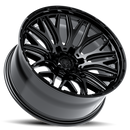 20x10 MTX Typhoon Gloss Black 6x135 ET-18 CB87.1 Wheel