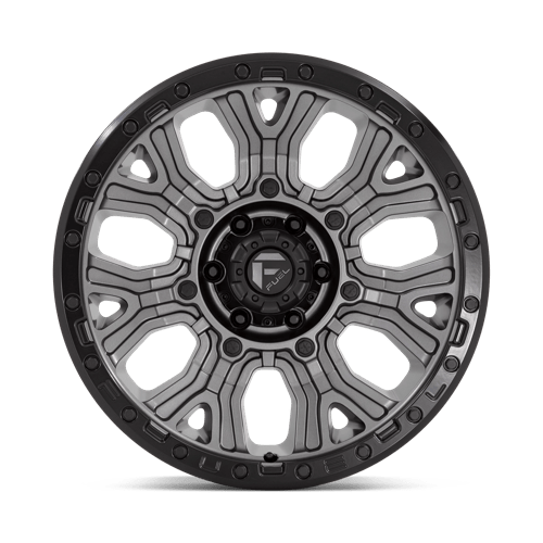 20x9 Fuel Off-Road D825 Traction Matte Gunmetal with Black Ring 6x135 ET1 Wheel