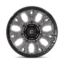 20x9 Fuel Off-Road D825 Traction Matte Gunmetal with Black Ring 6x135 ET1 Wheel