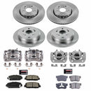 PowerStop OE Stock Replacement Low-Dust Ceramic Brake Pad, Rotor and Caliper Kit