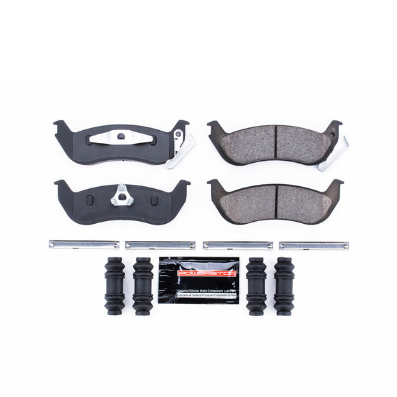 PowerStop Z23 Evolution Sport Carbon-Fiber Brake Pads With Hardware
