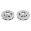 PowerStop Evolution Performance Drilled, Slotted & Plated Brake Rotor Pair