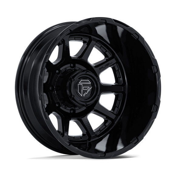 24x8.25 Fuel D911 Circuit Dually Gloss Black 8x200 ET-202 CB142 Wheel Rim