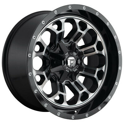 20x10 Fuel Off-Road D561 Crush Gloss Machined Double Dark Tint 6x135 ET-19 Wheel