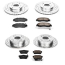 PowerStop Z23 Daily Driver Carbon-Fiber Ceramic Brake Pad and Drilled & Slotted