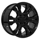 20" Replica CV65 fits Chevrolet Silverado 20 in. x 9 in. Gloss Black