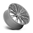 20X9 Asanti Black ABL30 Corona Titanium Brushed 5X120 ET35