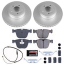 PowerStop Genuine Geomet Coated Rotor and Carbon-Fiber Ceramic Brake Pad Kit