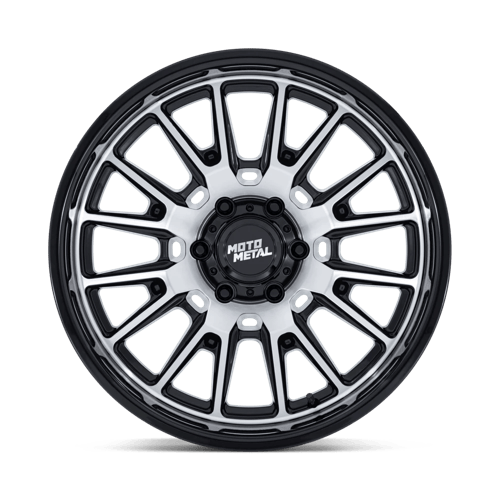 20x9 Moto Metal MO814 Tekton Gloss Black Machined Face 6x135 ET1 Wheel