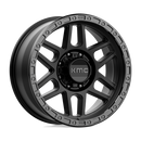 20X9 KMC KM544 MESA Satin Black With Gloss Black Lip 8X165.1 ET0 wheel/rim