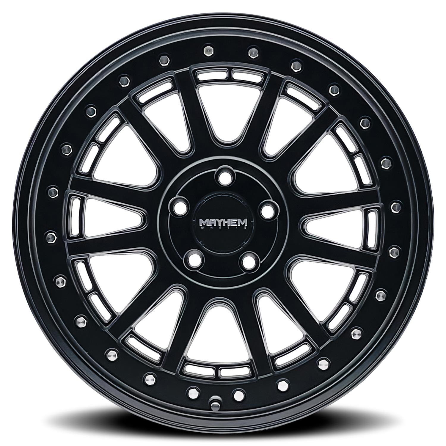 15x7 Mayhem 8305 Compass Matte Black 5x100 ET15 Wheel Rim