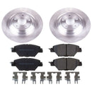 PowerStop OE Stock Replacement Low-Dust Ceramic Brake Pad and Rotor Kit