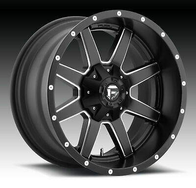 18X9 Fuel D538 Maverick Matte Black Milled 5X114.3/5X127 ET-12 wheel/rim