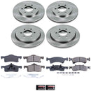 PowerStop OE Stock Replacement Low-Dust Ceramic Brake Pad and Rotor Kit