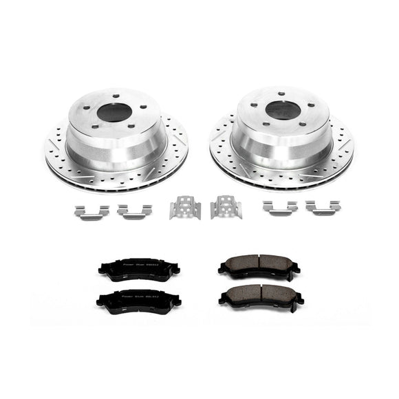 PowerStop Z23 Daily Driver Carbon-Fiber Ceramic Brake Pad and Drilled & Slotted
