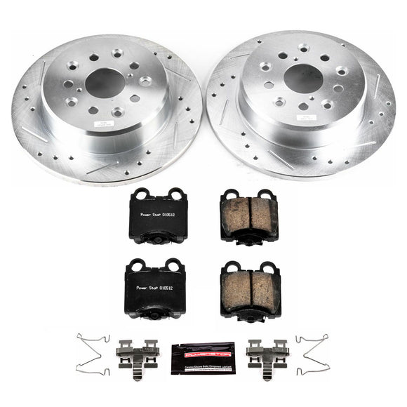 PowerStop Z23 Daily Driver Carbon-Fiber Ceramic Brake Pad and Drilled & Slotted