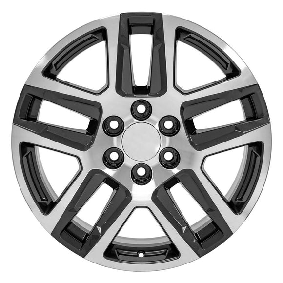 20" Replica CV63 fits Chevrolet Silverado 1500 20x9 Gunmetal Machined