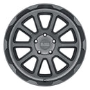 20X9.5 Black Rhino Chase Gunmetal Wheel/Rim 5x127 ET-18 5-127