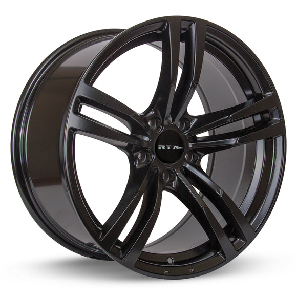 19x8.5 RTX Graz Satin Black 5x112 ET35 wheel/rim